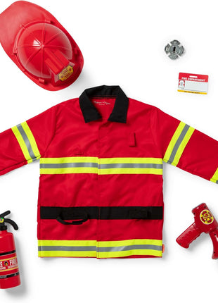 Melissa & Doug Fire Chief Role Play Costume Dress-Up Set