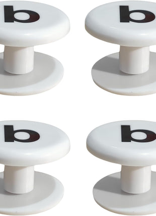4 Pack Replacement Buttons Compatible with Bogg Bags Accessories, Handle Rivets Compatible with Rubber Totes & Beach Bags – Durable No-Sew Repair Kit
