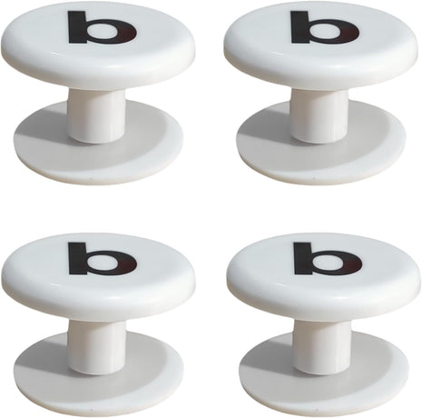 4 Pack Replacement Buttons Compatible with Bogg Bags Accessories, Handle Rivets Compatible with Rubber Totes & Beach Bags – Durable No-Sew Repair Kit