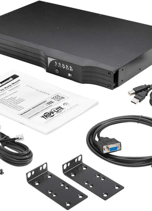 Tripp Lite UPS Smart 500VA 300W Rackmount USB DB9 WEBCARDLX 6 Outlets 1URM (SMART500RT1UN)