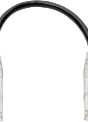 Tripp Lite Cat6 UTP Patch Cable (RJ45), M/M, Cat6 Ethernet Cable, Gigabit (1 Gbps), Molded, Slim, Black, 8 in. (N201-S8N-BK)