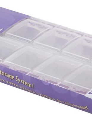 Craft Mates Bead Organizer and Plastic Storage Containers for Crafts, Buttons, Pins and More, 14 Locking Compartments (Display)