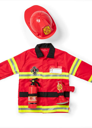 Melissa & Doug Fire Chief Role Play Costume Dress-Up Set