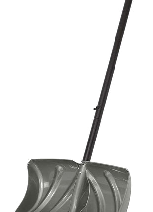 Suncast 20 inch Combination Snow Shovel/Pusher, Grey/Black