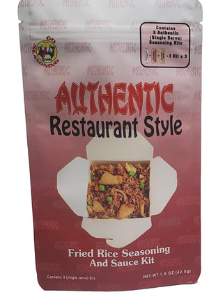 Authentic Restaurant Style Fried Rice Seasoning And Sauce Kit, Set of 3 (1.5 oz)