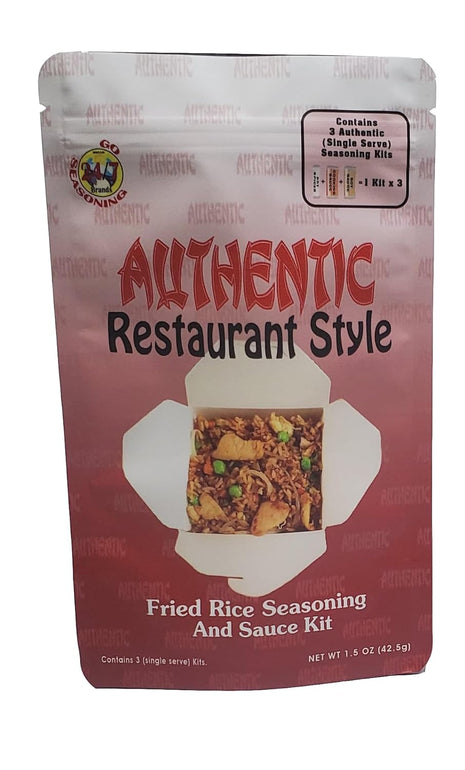 Authentic Restaurant Style Fried Rice Seasoning And Sauce Kit, Set of 3 (1.5 oz)