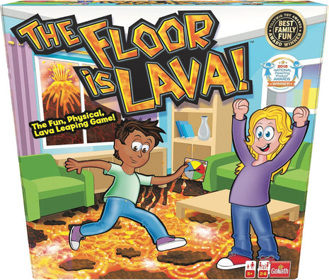 Goliath The Original The Floor is Lava! Game by Endless Games - Interactive Game For Kids And Adults - Promotes Physical Activity - Indoor And Outdoor Safe - Classic Edition