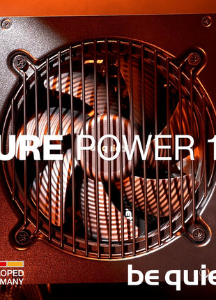 be quiet! Pure Power 12 750W PSU | 80 Plus Gold | ATX 3.1 | PCIe 5.1 GPU Support Power Supply | Silent 120mm Fan | High Performance 12V-Rail | Black | BP003US | 10 Year Warranty