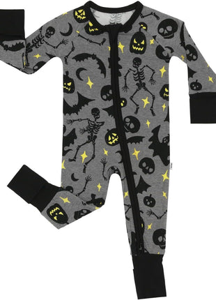 Little Sleepies Pajamas for Baby Boys & Girls, Viscose from Bamboo Baby Pajamas, Snug Sleeper, Toddler PJs, 2-Way Zipper, Sunshine, 0-3M