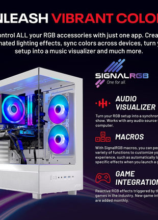 Skytech Gaming Azure 3 Gaming PC, AMD Ryzen 7 7700 3.8GHz, AMD RX 9060XT 16GB VRAM, 1TB Gen4 NVMe SSD, 32GB DDR5 RAM 6000, 650W Gold PSU, WI-FI 5, Windows 11, Desktop