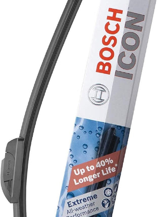 BOSCH 22A22B ICON Beam Wiper Blades - Driver and Passenger Side - Set of 2 Blades (22A & 22B)