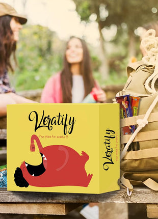 Veratify Healthy Mixed Snack Box (66 Count) Snacks Gift Basket Granola Bars Bulk Variety Grab and Go Men Women Adults Office Work Travel Employee Appreciation School College