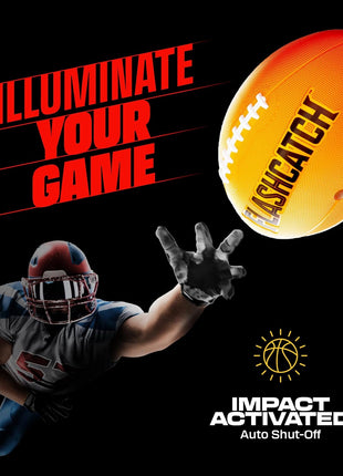 Light Up Football - Glow in the Dark Ball - NO 6 - Boys Gifts - Outdoor Sports, Birthday Gifts for Boys 8-15+ Year Old - Kids Teenage Youth Gift Ideas - Boy Toys Stuff Ages 8 9 10 11 12 13 14 15