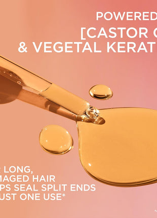 L'Oreal Paris Elvive Dream Lengths Shampoo and Conditioner Set, Seals Split Ends, Hydrating & Strengthening Hair Repair, Fine Castor Oil and Vitamins B3 and B5, 56 Fl Oz Set