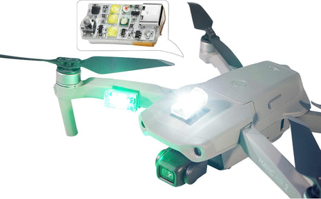 VIFLY Drone Strobe Light, FAA-compliant Anti Collision Strobe (1pc) | FAA Drone Night Flying, Fits for DJI Neo 2, Mini 5 Pro/4 Pro/3/4k, Avata 2/360, Air 3S, Mavic 3/2, Flip and All RC Drones