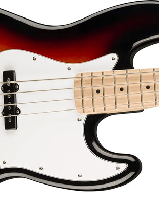 Fender Squier Affinity Series Jazz Bass, 3-Color Sunburst, Maple Fingerboard