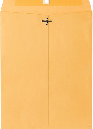 Mead Envelopes, 9 inch x 12 inch, Clasp Closure, Brown Kraft All-Purpose 24-lb Paper Mailing Envelopes, 20 Count (76020)