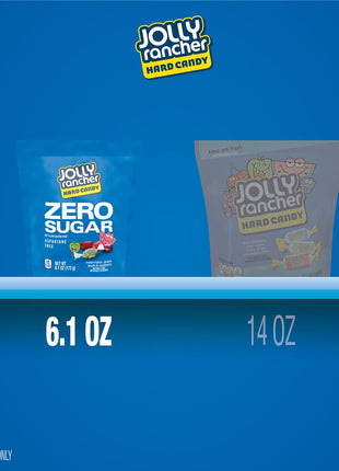 JOLLY RANCHER Zero Sugar Assorted Fruit Flavored Hard Candy Bag, 6.1 oz