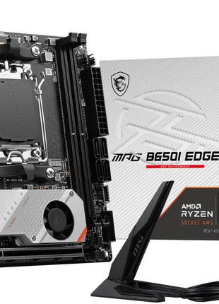 MSI B650M Project Zero Gaming Motherboard (AMD Ryzen 9000/8000/7000 Series Processors, AM5, DDR5, PCIe 4.0, M.2 Slots, SATA 6Gb/s, USB 3.2 Gen 2, HDMI/DP, Wi-Fi 6E, Bluetooth 5.3, 2.5Gbps LAN, mATX)