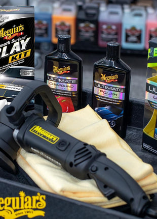 Meguiar's G191700 Smooth Surface Clay Kit, Safe and Easy Car Claying for Smooth as Glass Finish