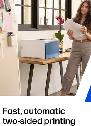 HP Color LaserJet Pro 4201dn Printer, Print, Fast speeds, Easy Setup, Mobile Printing, Advanced Security, Best-for-Small Teams. Ethernet & USB only. Not Wireless. White