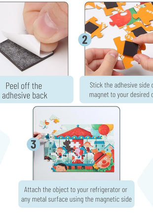 Mr. Pen- Self Adhesive Magnet Squares, 120 Pcs, Small Square Magnets with Adhesive Backing, Magnetic Squares with Adhesive Backing
