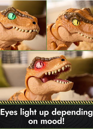 Primal Hatch Jurassic World Interactive T-Rex Toy Dinosaur Egg | Interactive Dino Figure, Realistic Hatching Experience, 100+ Sounds & Reactions, Train & Feed, Gifts for Kids Ages 5+