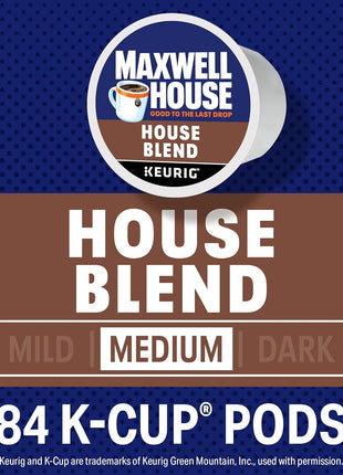 Maxwell House K-Cup® Coffee Pods, 84 ct Box, House Blend Medium Roast