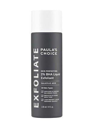 Paulas Choice--SKIN PERFECTING 2% BHA Liquid Salicylic Acid Exfoliant--Facial Exfoliant for Blackheads, Enlarged Pores, Wrinkles & Fine Lines, 4 oz Bottle