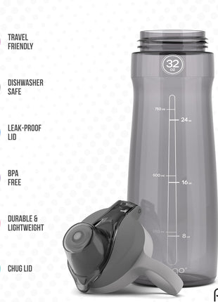 Pogo BPA-Free Tritan Plastic Water