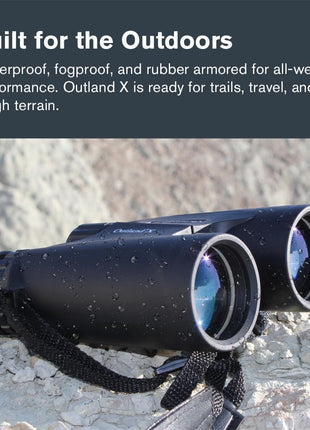 Celestron Outland X 8x42 Binoculars for Birding & Nature Viewing | Built for the Outdoors, Rugged Rubber-Armored Body, Waterproof, BaK-4 Prisms, Multi-Coated Optics, Bright, Clear Views