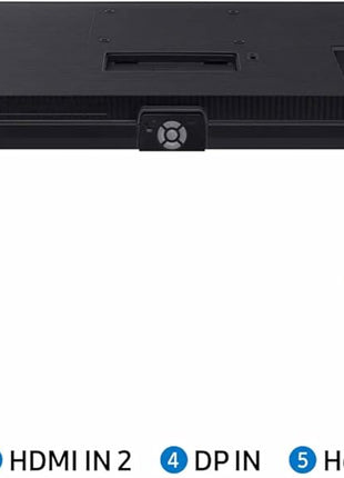 SAMSUNG 34 inch ViewFinity S50GC Series Ultra-WQHD Monitor, 100Hz, 5ms, HDR10, AMD FreeSync, Eye Care, Borderless Design, PIP, PBP, LS34C502GANXZA, 2023, Black