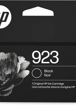 HP 923 Black Ink Cartridge | Works with OfficeJet 8120, Pro 8130 Series | 4K0T3LN
