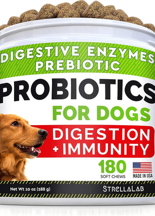No Poo Treats + Dog Probiotics for Picky Eaters Bundle - No Poop Eating for Dogs + Chewable Fiber Supplement - Digestive Enzymes + Prebiotics - Coprophagia Stool Eating Deterrent + Improve Immunity