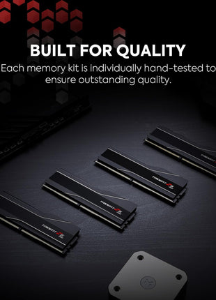 G.SKILL Trident Z5 Neo Series DDR5 RAM (AMD EXPO) 32GB (2x16GB) 6000MT/s CL30-38-38-96 1.35V Desktop Computer Memory U-DIMM - Matte Black (F5-6000J3038F16GX2-TZ5N)