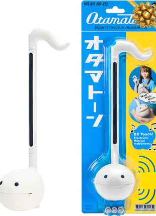 Otamatone Japanese Electronic Synthesizer Musical Instrument Toy - White | Portable Music Synthesizer from Japan by Maywa Denki Studio Award Winning Educational Fun Gift for Children, Teens & Adults