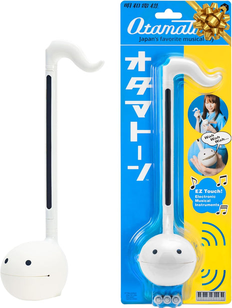 Otamatone Japanese Electronic Synthesizer Musical Instrument Toy - White | Portable Music Synthesizer from Japan by Maywa Denki Studio Award Winning Educational Fun Gift for Children, Teens & Adults