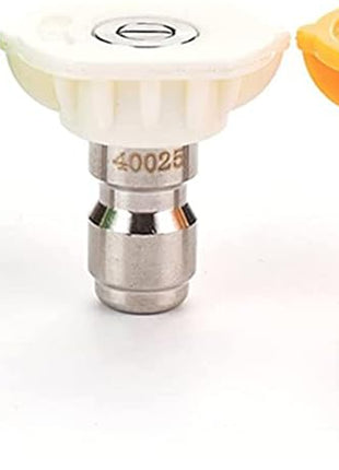 Tool Daily Pressure Washer Spray Nozzle Tips Multiple Degrees, 1/4 inch 5-Pack (2.5 GPM)