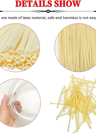 260 Balloons Clear, Thickening Long Balloons for Tying Arch, Twisting Latex Animals Magic Balloons Modeling Skinny Birthday Balloons for Kid's Party Wedding Decoartion Supply 100pcs