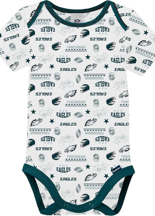 Gerber NFL Unisex-Baby NFL Team 3 Pack Short Sleeve Onesie Bodysuit