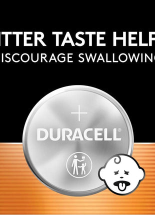 Duracell 2025 Lithium Battery, 4 Count (Pack of 1) Child Safety Features, Lithium Coin Battery for Key Fob, Car Remote, and other devices, CR2025 3 Volt (3V) Cell