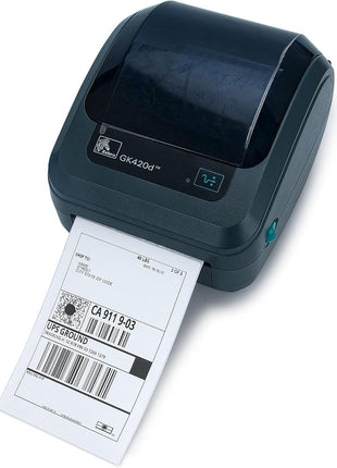 L LIKED 4000 Fanfold 4 inch x 6 inch Direct Thermal Labels, with Perforated line for Thermal Printers - Compatible with Zebra & Rollo Printer