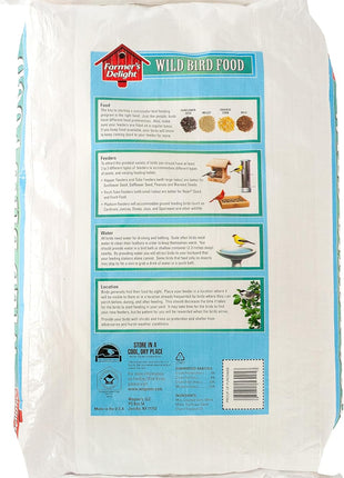 Wagner's 53003 Farmer's Delight Wild Bird Food with Cherry Flavor, 20-Pound Bag