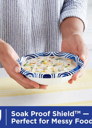 Dixie Ultra, Large Paper Bowls, 20 Oz, 56 Count, Microwave Safe, Compostable, Disposable Bowls Great For Breakfast, Lunch, And Dinner Meals