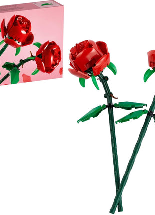 LEGO Roses - Building Toy for Kids, Girls & Boys, Ages 8+ - Artificial, Fake Roses for Home Decor & Display - Gift Idea for Plant & Flower Lovers - 40460