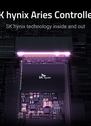 SK hynix Platinum P41 500GB SSD PCIe NVMe Gen4 M.2 2280 PS5 Internal SSD, Up to 7000MB/S, Storage Expansion, PS5, Laptop & PC Desktop Compatible, for Gamers and Creators