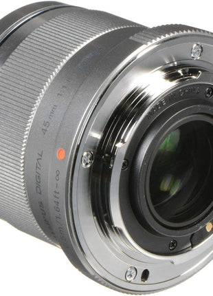 OM SYSTEM Olympus M.Zuiko Digital 45mm F1.8 Silver for Micro Four Thirds System Camera, Compact Design Beautiful, Bokeh Bright | 45mm Prime, F/1.8, Msc Af, 7-Blade Circular Diaphragm, 37mm Filter, 116 G