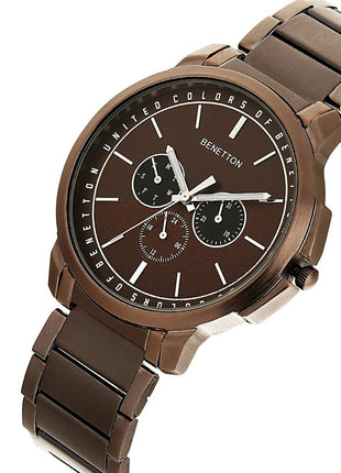 United Colors of Benetton Men Brown Round Dial Analog Watch - UWUCG1801