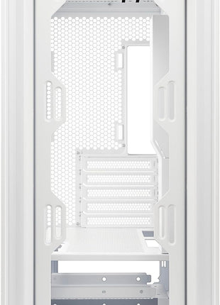 ASUS A21 White Micro ATX PC Case Supports BTF Hidden Connector Technology, Graphics Cards up to 380mm, 360mm Coolers, & ATX PSUs, Includes Porous Front-Panel mesh, 2 Year Warranty