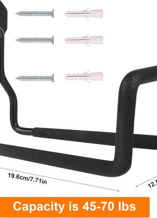 Metal Garden Hose Holder - Heavy Duty Hose Hanger Wall Mounted Water Hose Holder for Outside Yard, Sturdy Hose Reel Hose Hooks for Water Hose, Extension Cords